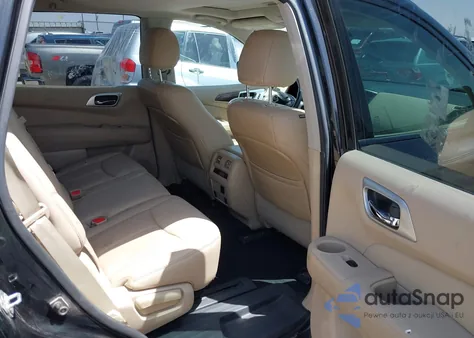 2017 Nissan Pathfinder Platinum from USA, damaged, VIN 5N1DR2MN7HC602327